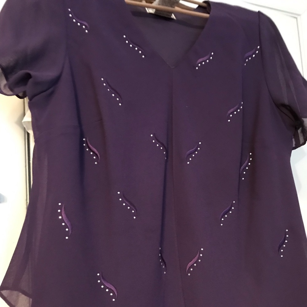 Purple semi fancy dress